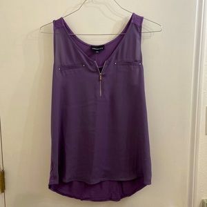 NWOT light purple Fortune + Ivy women’s tank. Size Large.